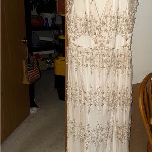 Soieblu Cream Floral Dress